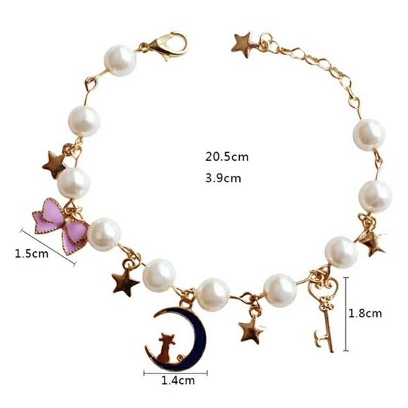 Sailor moon frux pearl charm bracelet - Picture 7 of 7